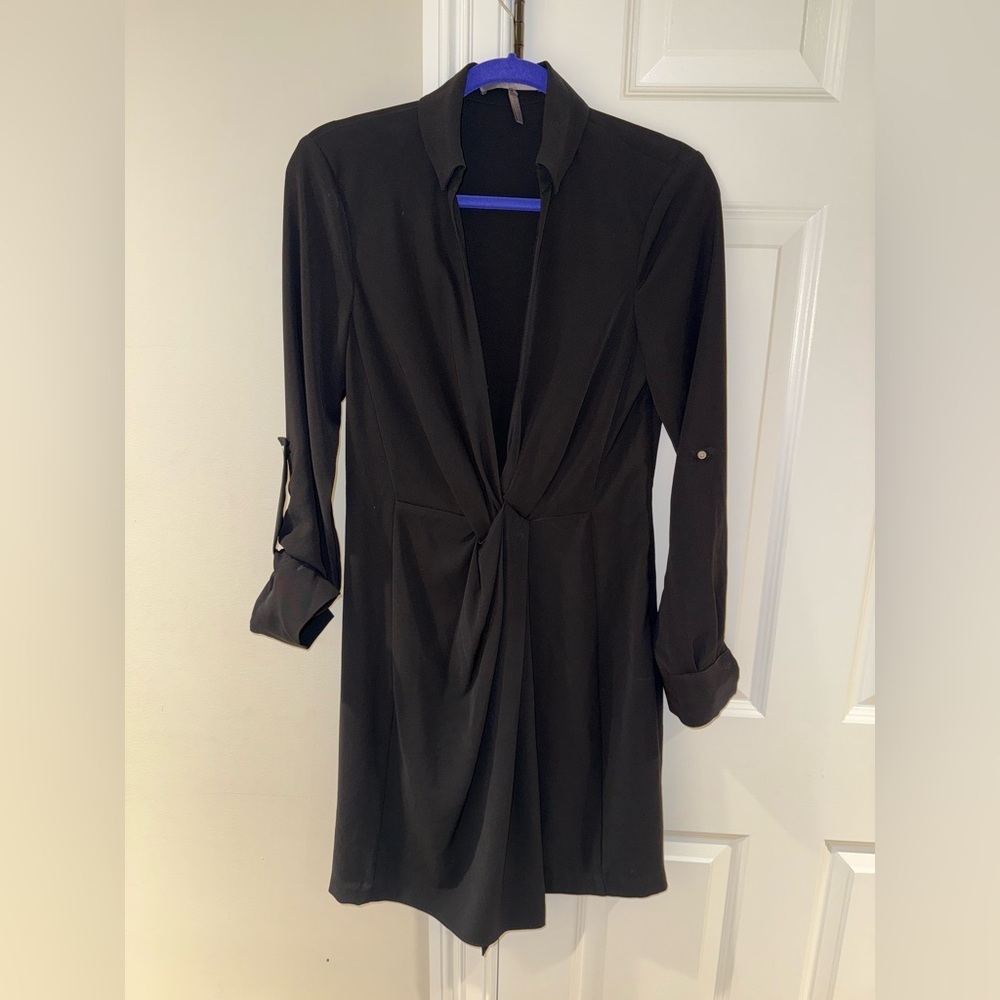 Elegant Black Dress Halston Heritage Size 4 EUC